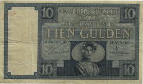 Niederlande / Netherlands P.043b 10 Gulden 25.4.1930 (3) 