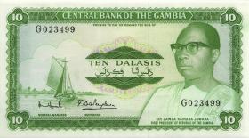 Gambia P.06c 10 Dalasis (1972-86) (1) 