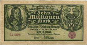 R.804a: Danzig 10 Millionen Mark 1923 (2) 