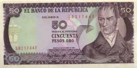 Kolumbien / Colombia P.425a 50 Pesos Oro 1984 (1) 