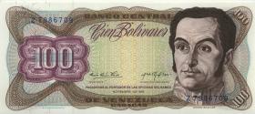 Venezuela P.055d 100 Bolivares 1976 (1) 