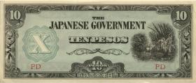 Philippinen / Philippines P.108 10 Pesos (1942) (2) 