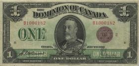 Canada P.033i 1 Dollar 1923 (3) 