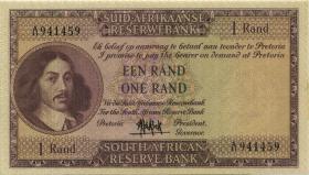 Südafrika / South Africa P.103a 1 Rand (1961) (Afrikaans) (1/1-) 