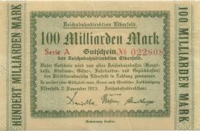 PS1194 Reichsbahn Elberfeld 100 Milliarden Mark 1923 (2) 