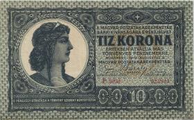 Ungarn / Hungary P.041 10 Kronen 9.8.1919 (2) 