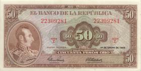 Kolumbien / Colombia P.402b 50 Pesos Oro 1964 (1) 