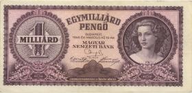 Ungarn / Hungary P.125 1 Milliarde Pengö 1946 (2) 