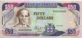Jamaika / Jamaica P.083e 50 Dollars 2010 (1) 
