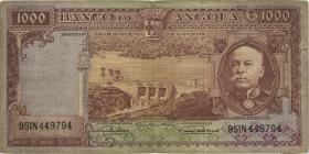 Angola P.091 1000 Escudos 1956 (4) 