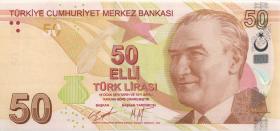 Türkei / Turkey P.225d 50 Lira 2009 (2020) (1) 