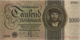 R.172a: 1000 Reichsmark 1924 (3+) R/A 