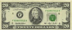 USA / United States P.493 20 Dollars 1993 "Jackson" (2) 