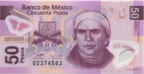 Mexiko / Mexico P.123h 50 Pesos 2007 Polymer (1) 