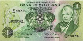 Schottland / Scotland P.111f 1 Pound 12.12.1985 (1) 