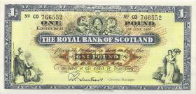 Schottland / Scotland P.325b 1 Pound 1.6.1966 (1) 