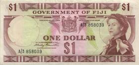 Fiji Inseln / Fiji Islands P.059a 1 Dollar (1968) (3) 