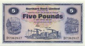 Nordirland / Northern Ireland P.188d 5 Pounds 1982 (1) 