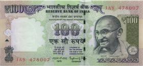 Indien / India P.105n 100 Rupien 2014 (1) 