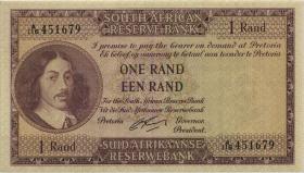 Südafrika / South Africa P.102b 1 Rand (1962-65) (Englisch) (2) 