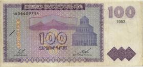 Armenien / Armenia P.36a 100 Dram 1993 (3) 