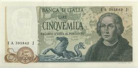 Italien / Italy P.102a 5000 Lire 1971 (1) 