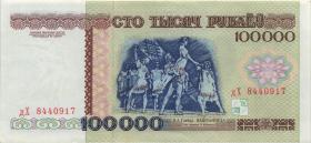 Weißrussland / Belarus P.15b 100.000 Rubel 1996 (1) 