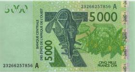 West-Afr.Staaten/West African States P.117Aw 5.000 Francs 2023 (1) 