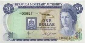 Bermuda P.28b 1 Dollar 1984 A/7 000817 (1) 