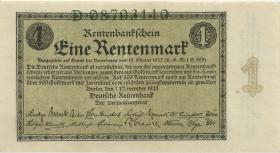 R.154a: 1 Rentenmark 1923 Reichsdruck (1) D 