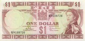 Fiji Inseln / Fiji Islands P.071b 1 Dollars (1974) (1/1-) 