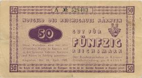 R.187: 50 Reichsmark 1945 Kärnten (4) 