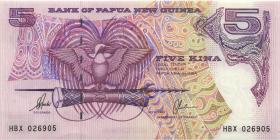 Papua-Neuguinea / Papua New Guinea P.13b 5 Kina (1992) (1) 