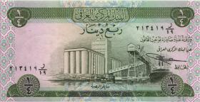 Irak / Iraq P.061 1/4 Dinar (1973) (2) 