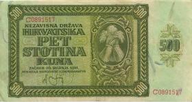 Kroatien / Croatia P.03 500 Kuna 1941 (2) 