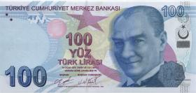 Türkei / Turkey P.226d 100 Lira 2009 (2020) (1) 