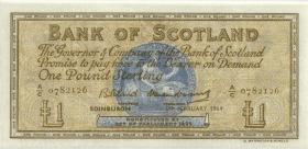 Schottland / Scotland P.102c 1 Pound 5.2.1964 (1/1-) 