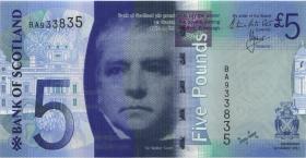 Schottland / Scotland P.124c 5 Pounds Sterling 2011 (1) 