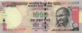 Indien / India P.107t 1000 Rupien 2016 R (1) 