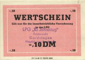 L.033.37 LPG Gardelegen "10. Jahrestag" 10 DM (1) 