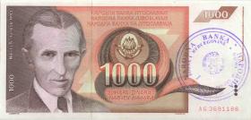 Bosnien & Herzegowina / Bosnia P.002b 1000 Dinara (1992) (2) 