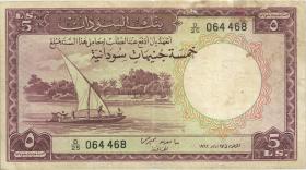 Sudan P.19a 5 Pounds 1962 (4) 