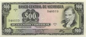 Nicaragua P.127 500 Cordobas 1972 (1) 
