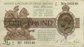 Großbritannien / Great Britain P.359a 1 Pound (1923) (3) 103146 