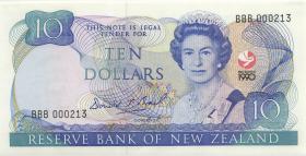 Neuseeland / New Zealand P.176 10 Dollar 1990 BBB (1) 000213 