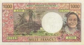 Frz. Pazifik Terr. / Fr. Pacific Terr. P.02d 1000 Francs (1996) (2) 