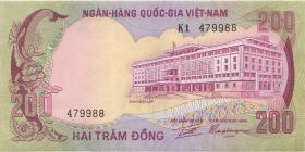 Südvietnam / Viet Nam South P.32 200 Dong (1972) (1-) 