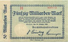 PS1165 Reichsbahn Kassel 50 Milliarden Mark 1923 (2) 