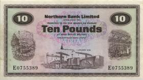 Nordirland / Northern Ireland P.189c 10 Pounds 1976 (3) 