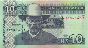 Namibia P.04c 10 Dollars (2001) Serie B (1) 